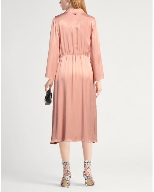 ARMANI EXCHANGE Pink Midi-Kleid