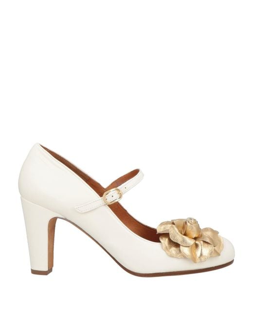 Chie Mihara Natural Pumps Leather