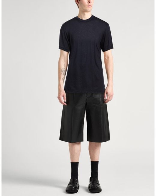 Crossley Black Sweater Virgin Wool for men