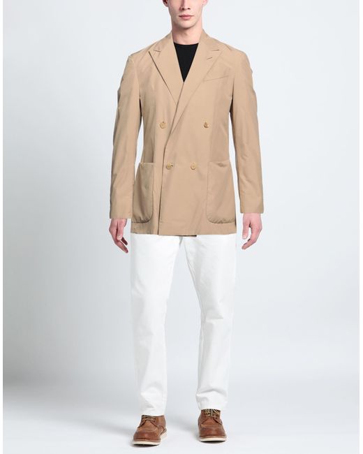 Blazer di Caruso in Natural da Uomo