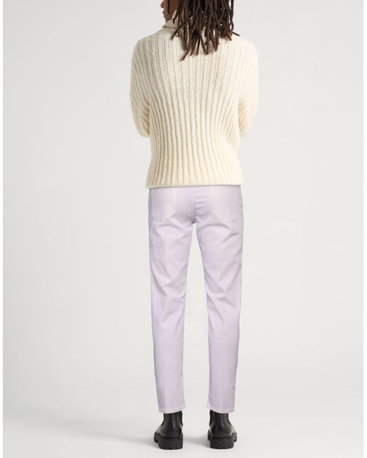 Lardini Purple Jeans Cotton, Elastane for men