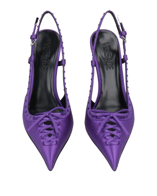 Versace Purple Pumps