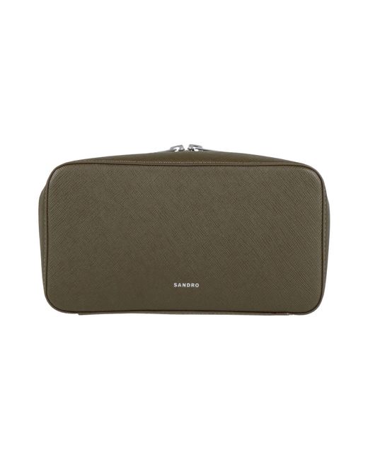 Beauty Case di Sandro in Green da Uomo
