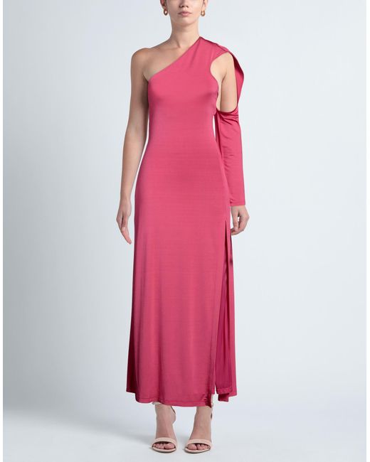 Versace Jeans Couture Pink Maxi Dress