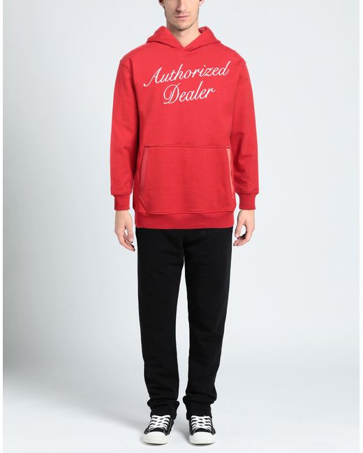 Just Don Red Sweatshirt for men