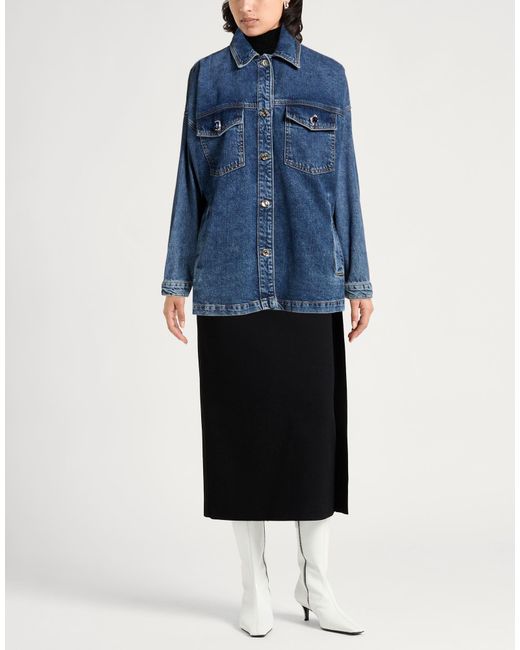 Liu Jo Blue Denim Outerwear