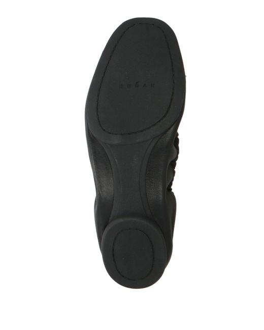 Hogan Black Ballet Flats