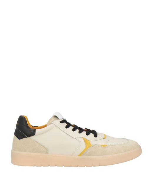 Hundred 100 Natural Cream Sneakers Leather for men