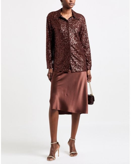 Ottod'Ame Red Chocolate Shirt Polyester