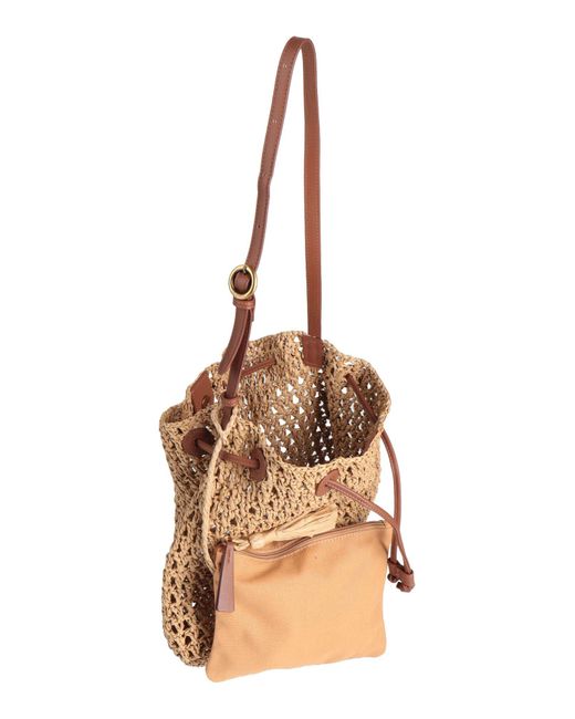 Borsa A Spalla di Maliparmi in Natural