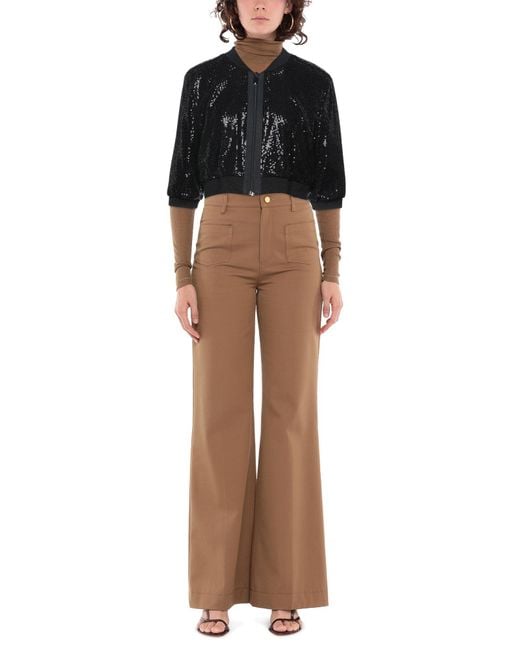Camilla Black Jacket Polyamide, Metal, Polyester, Elastane