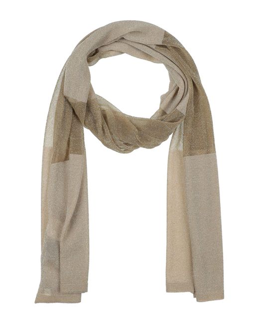 Missoni Synthetic Scarf in Gold (Metallic) | Lyst