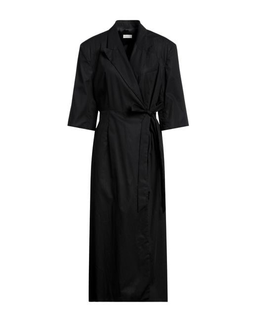 Dries Van Noten Black Midi Dress