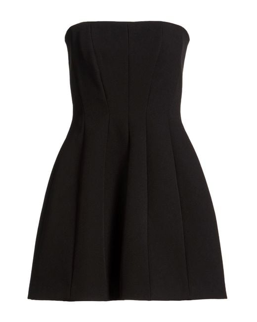 Max Mara Black Mini Dress Polyester, Elastane