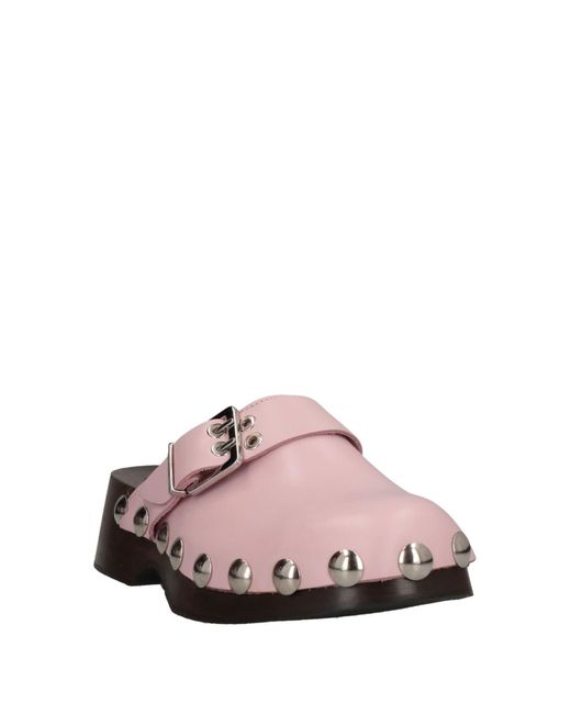 Mules & Sabots Ganni en coloris Pink