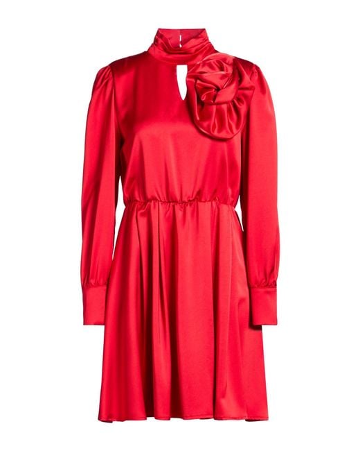 Fracomina Red Mini Dress Polyester