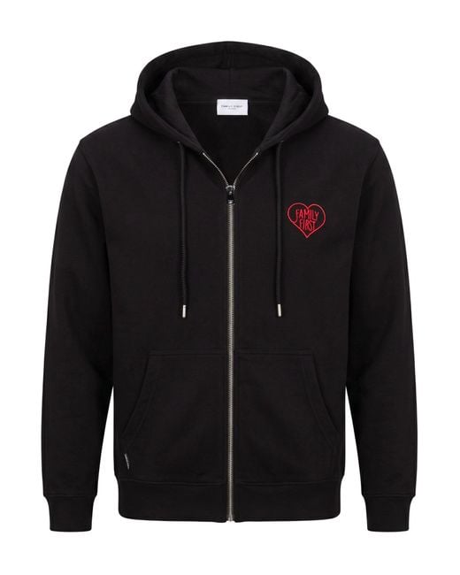 FAMILY FIRST Black Sweatshirt Cotton for men