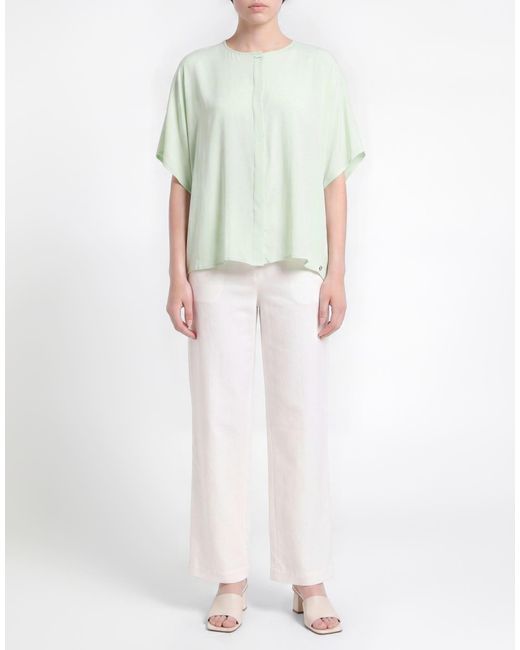 Ottod'Ame Green Light Shirt Acetate, Silk