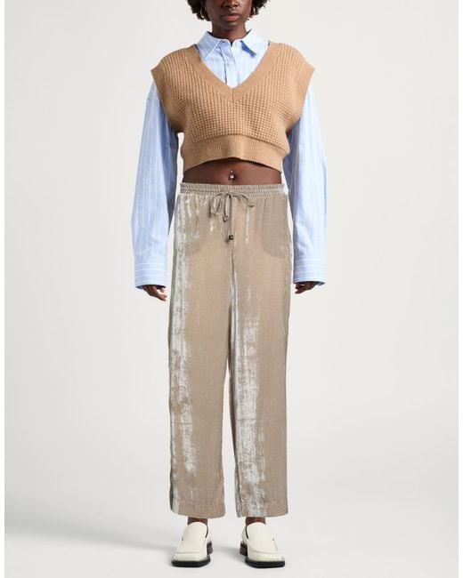 Ottod'Ame Natural Pants Rayon, Polyamide