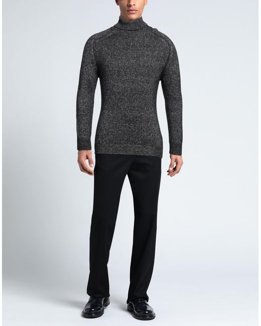 Frankie Morello Gray Turtleneck for men