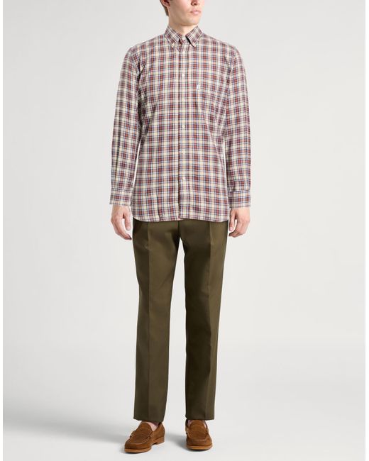 Barbour Brown Shirt Cotton for men