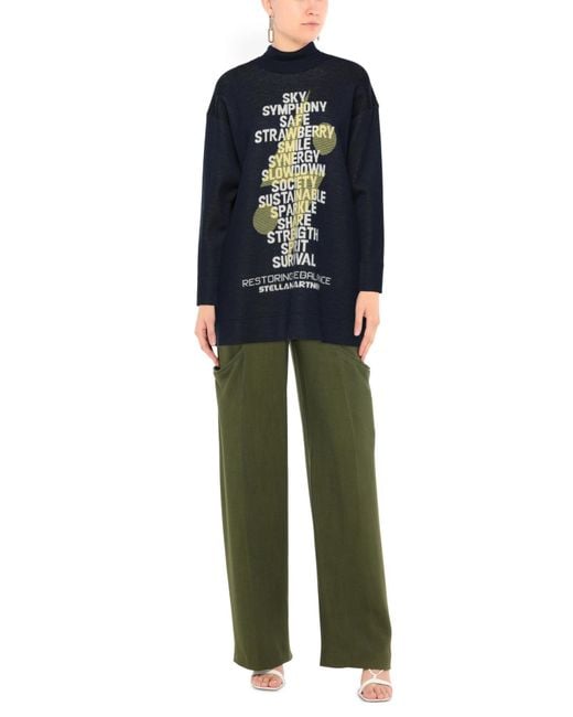 Stella McCartney Blue Turtleneck