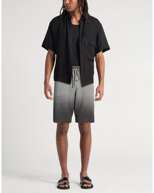 Roberto Collina Gray Shorts & Bermuda Shorts for men