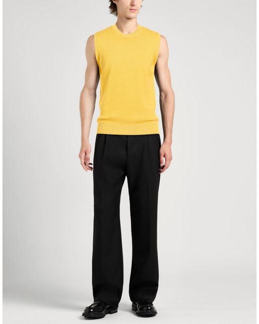 Kangra Yellow Sweater Wool for men