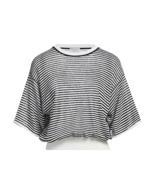 Brunello Cucinelli Gray Pullover