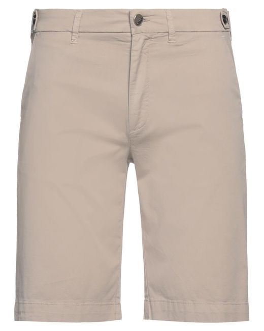 Barba Napoli Natural Shorts & Bermuda Shorts Cotton, Elastane for men