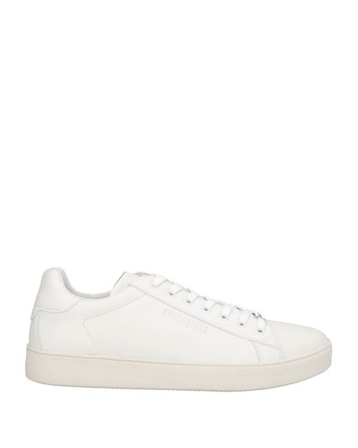 Bikkembergs White Sneakers Textile Fibers for men