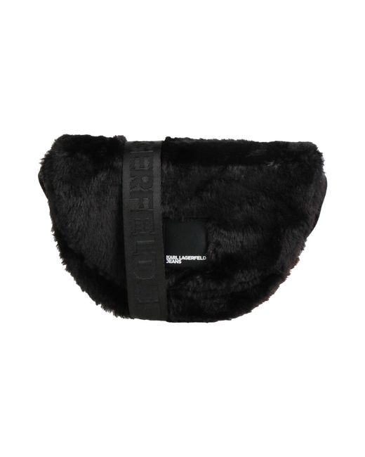 Karl Lagerfeld Black Cross-Body Bag