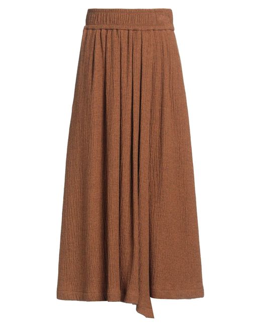 Momoní Brown Midi Skirt