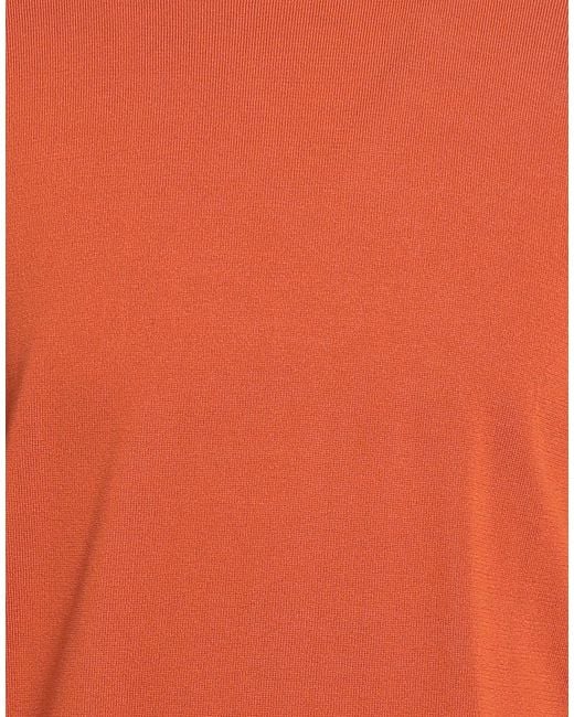 Zanone Orange Jumper for men
