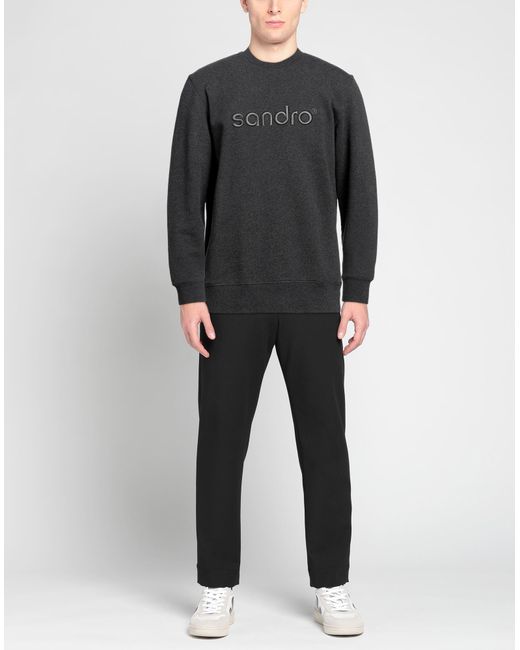 Sandro Black Sweatshirt for men