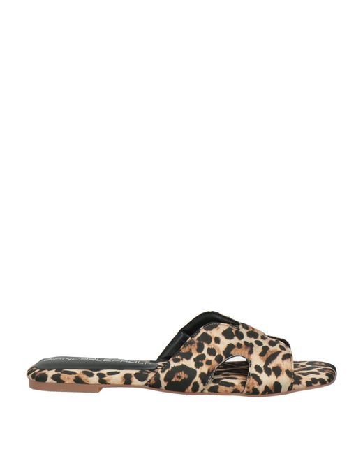 Giancarlo Paoli White Sand Sandals Textile Fibers