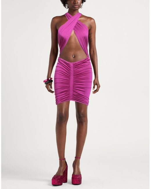 Reina Olga Pink Mini Dresses