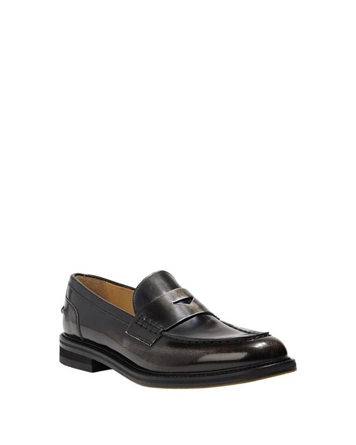 Doucal's Black Loafers Leather