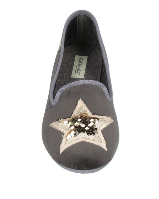 Grünland Gray Loafers Textile Fibers