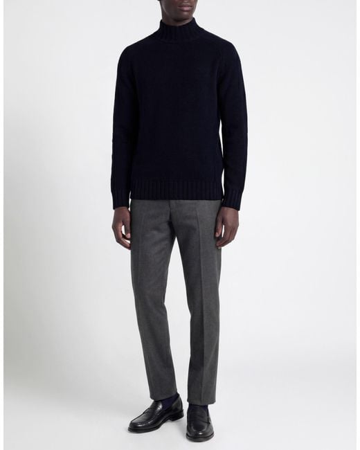 Alpha Studio Blue Turtleneck for men