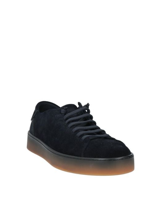 Fabiano Ricci Black Sneakers Leather for men