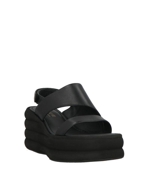 Emanuélle Vee Black Sandals