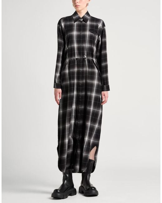 DIESEL Black Maxi Dress Cotton