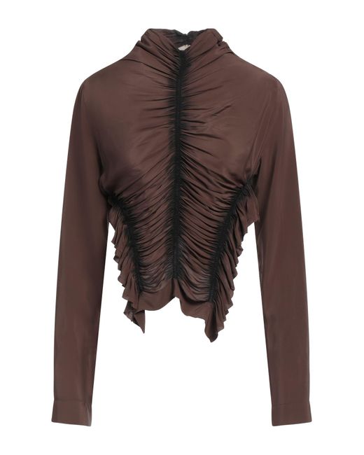 Top Miista de color Brown