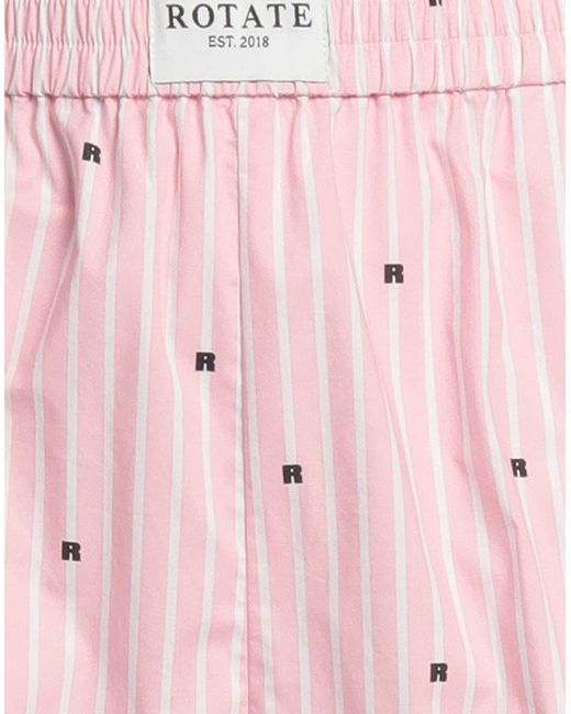 ROTATE BIRGER CHRISTENSEN Pink Shorts & Bermuda Shorts