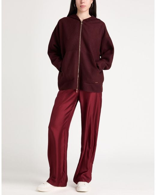Max Mara Purple Sweatshirt Virgin Wool, Cashmere, Polyamide