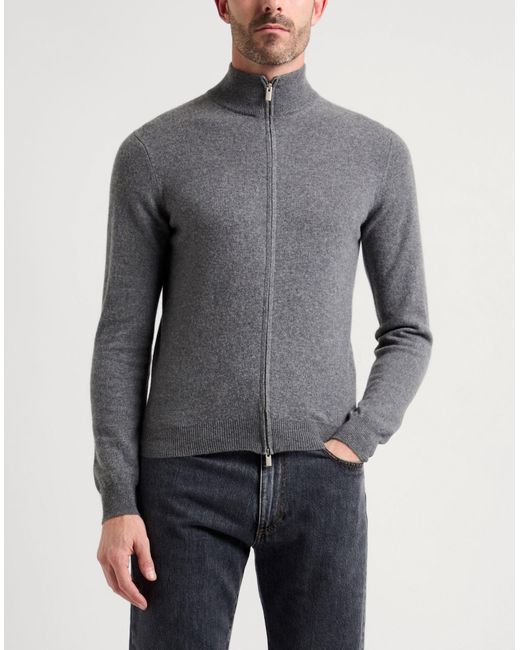 FILIPPO DE LAURENTIIS Strickjacke in Gray für Herren