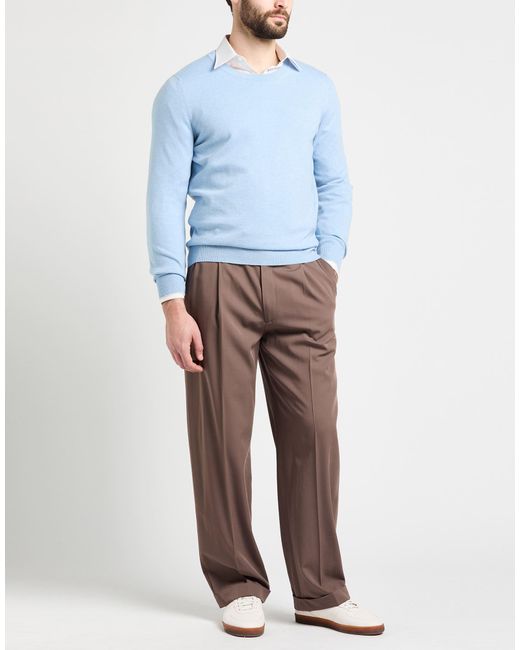 Brunello Cucinelli Blue Sweater Cashmere for men