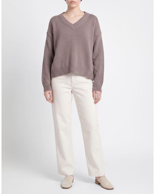 Pullover Alpha Studio en coloris Brown