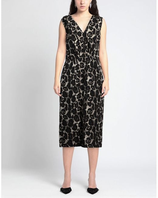 Clips Black Midi-Kleid